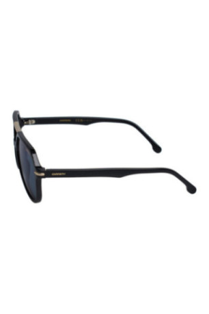 Lunettes de soleil style pilote Noir et doré 58 mm