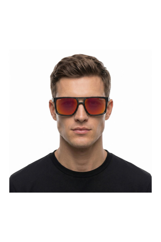Lunettes de soleil carrées Ducati Noir et rouge 58 mm