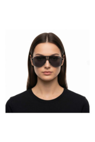 Lunettes de soleil style pilote 1005/S Noir et argent 66 mm