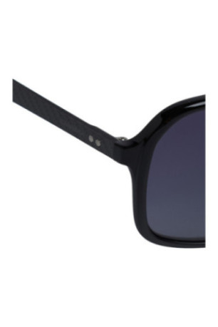 Lunettes de soleil de sport style pilote Noir brillant 61 mm