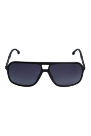 Lunettes de soleil de sport style pilote Noir brillant 61 mm