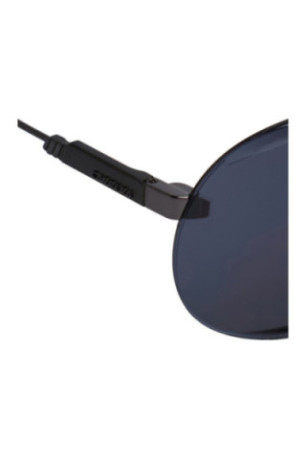 Lunettes de soleil Superchampion homme noires brillantes 99 mm