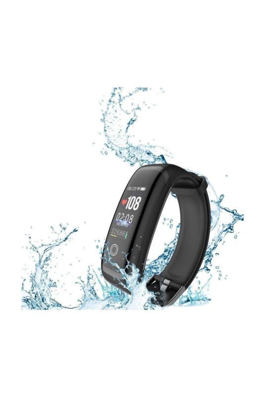 Montre GPS multifonctions Noir 0,96 pouces