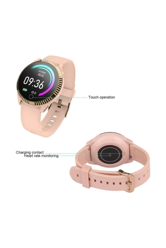 Montre GPS multifonctions or rose