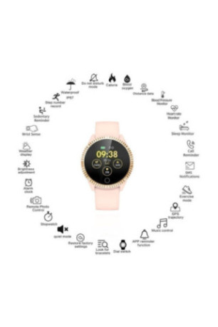 Montre GPS multifonctions or rose