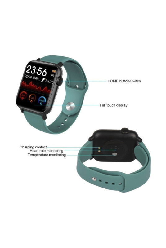 Montre GPS multifonctions verte