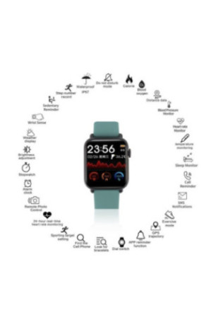 Montre GPS multifonctions verte