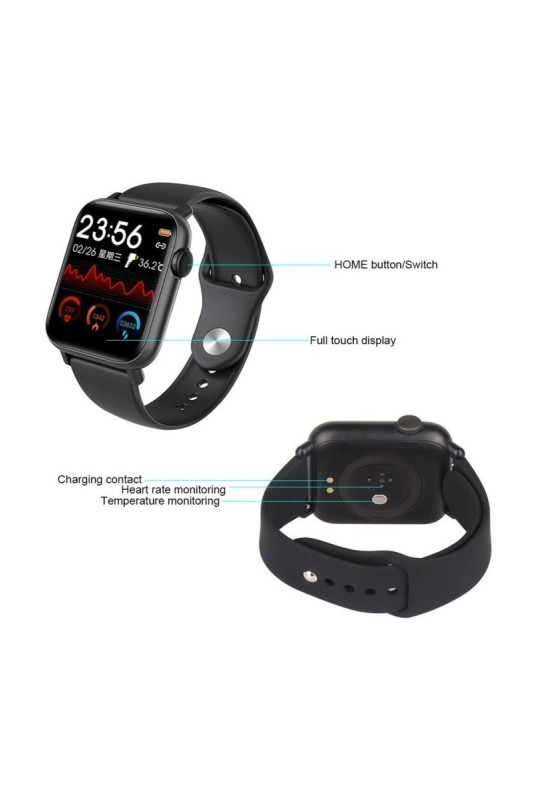 Montre GPS multifonctions Noire