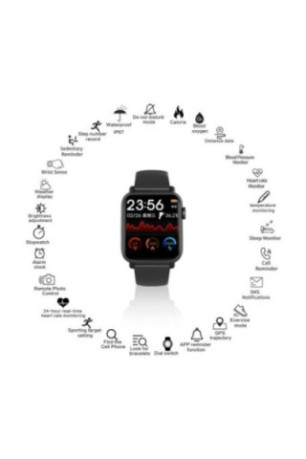 Montre GPS multifonctions Noire