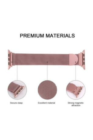 Bracelet compatible Apple Watch Rose 42 mm