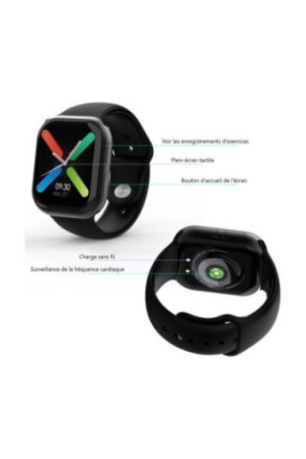 Montre connectée H8 Noir 1.54 pouces