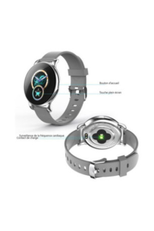 Montre connectée multifonctions Gris 1.09 pouce
