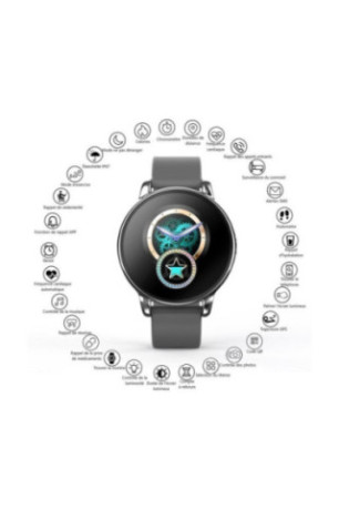 Montre connectée multifonctions Gris 1.09 pouce