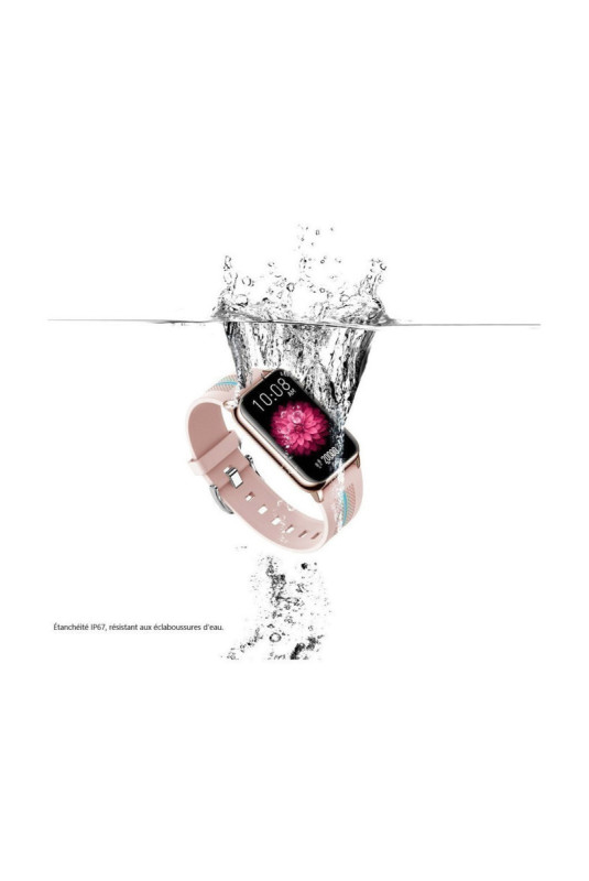 Montre connectée multifonctions Rose 1,57 pouces