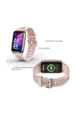 Montre connectée multifonctions Rose 1,57 pouces