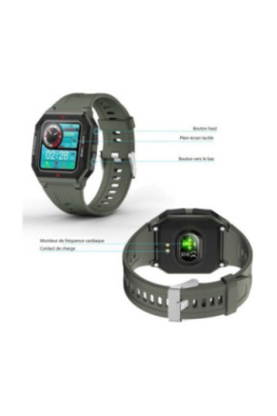 Montre connectée multifonctions Vert 1,3 pouce