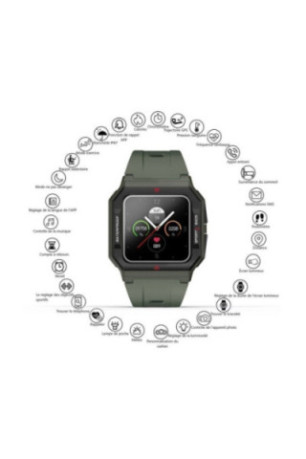 Montre connectée multifonctions Vert 1,3 pouce