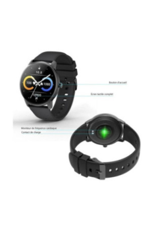 Montre connectée multifonctions Noire 1,28 pouces