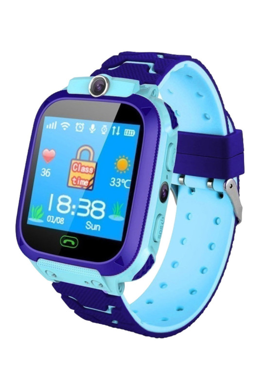 Montre connectée multifonctions Enfant Bleu 1,44 pouce