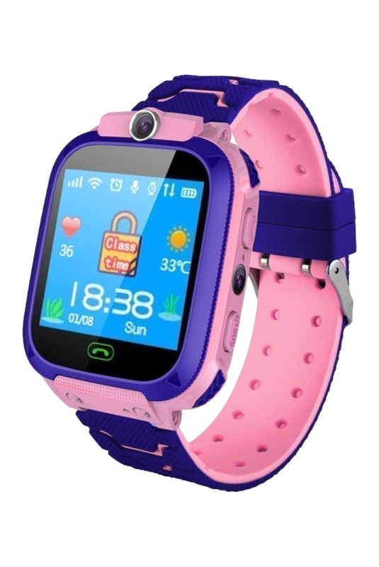 Montre connectée multifonctions enfant Rose 1,44 pouce