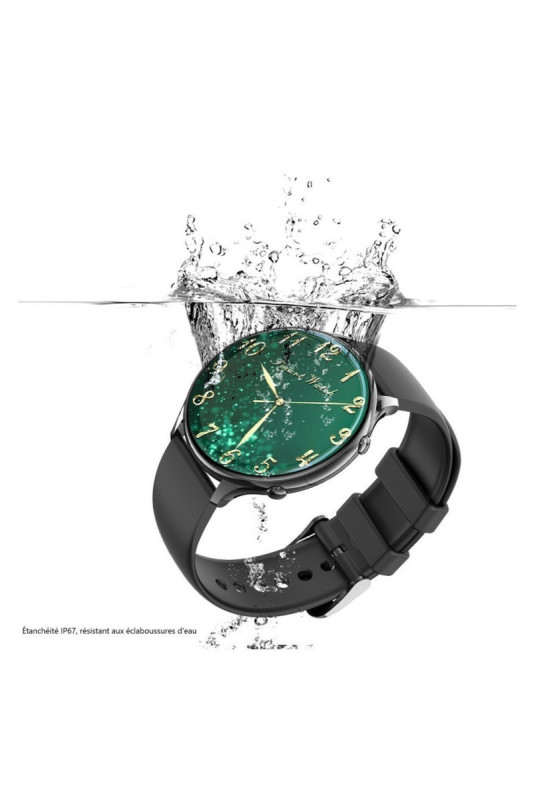 Montre connectée multifonctions Noir