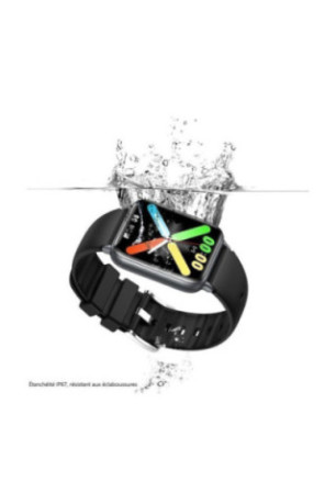 Montre connectée multifonctions Noir 1.81"