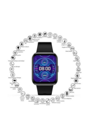 Montre connectée multifonctions Noir 1.69"