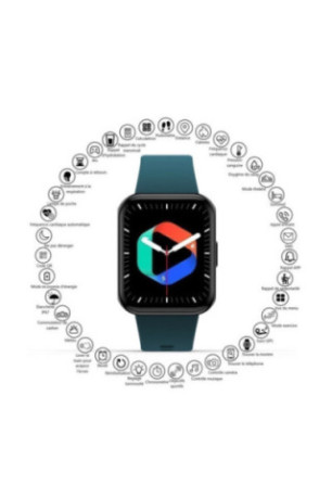 Montre connectée multifonctions Vert 1.69"