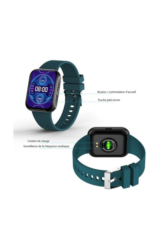 Montre Connectee Multifonctions - Vert