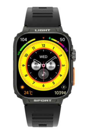 Montre connectée multifonctions Noir