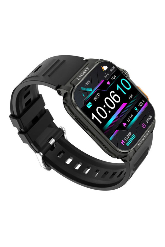 Montre connectée multifonctions Noir