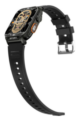 Montre connectée multifonctions Noir