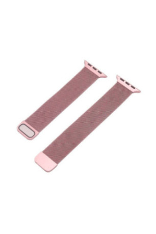Bracelet maille milanaise compatible Apple Watch Rose 38/40/41 mm