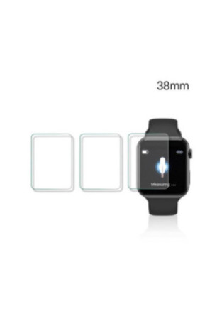 Pack de 3 protections Apple Watch Transparent 38 mm