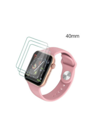Pack de 3 protections Apple Watch Transparent 40 mm