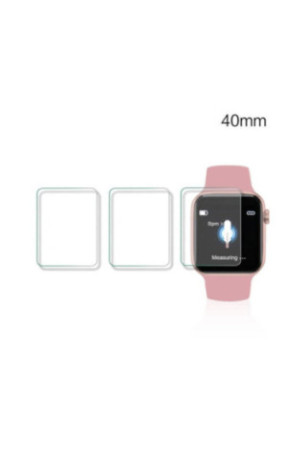 Pack de 3 protections Apple Watch Transparent 40 mm