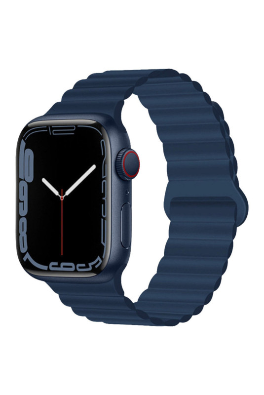 Bracelet Compatible Apple Watch 42/44/45/49 Mm - Bleu