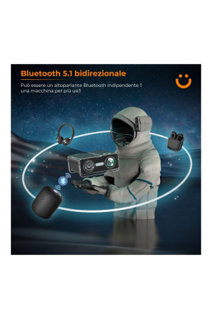 Vidéoprojecteur V10 Full HD WiFi 5Ghz Bluetooth 5.1 YABER
