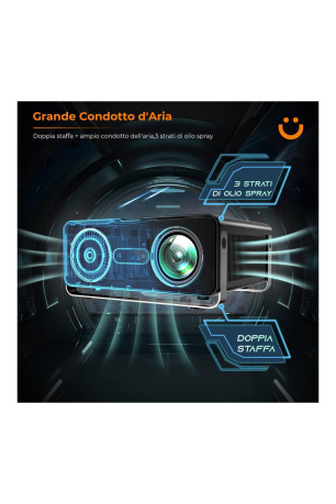 Vidéoprojecteur V10 Full HD WiFi 5Ghz Bluetooth 5.1 YABER