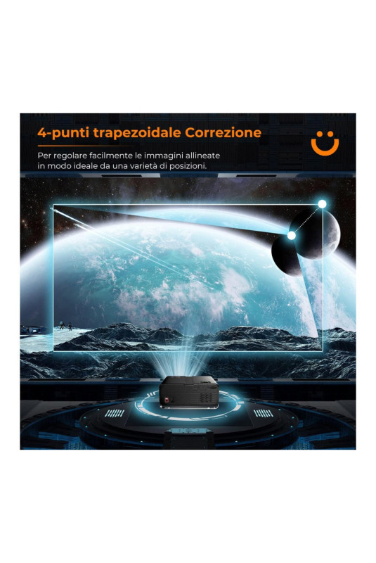 Vidéoprojecteur V10 Full HD WiFi 5Ghz Bluetooth 5.1 YABER