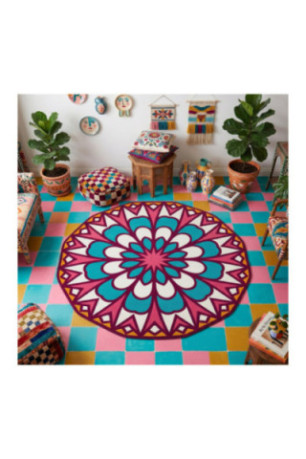 Tapis (50 x 80) - Multicolore