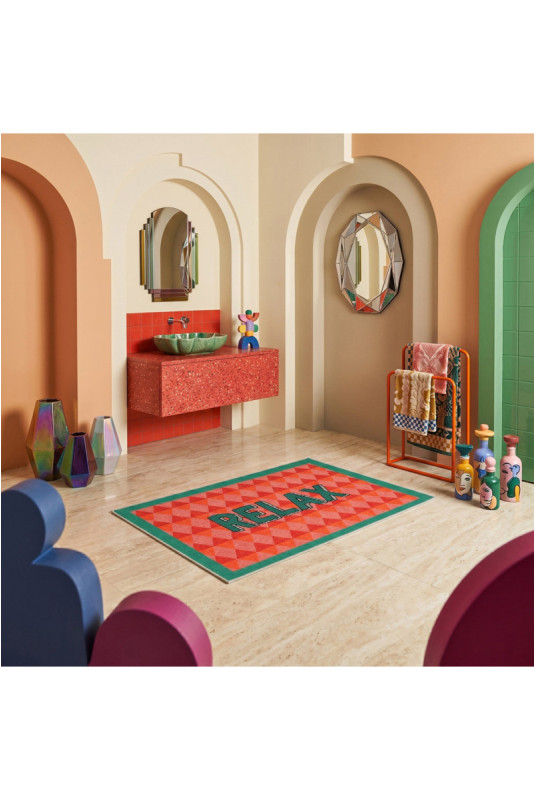 Tapis de bain (60 x 90) - Multicolore