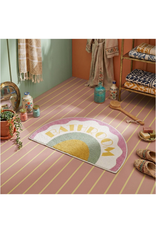 Tapis de bain (60 x 90) - Multicolore