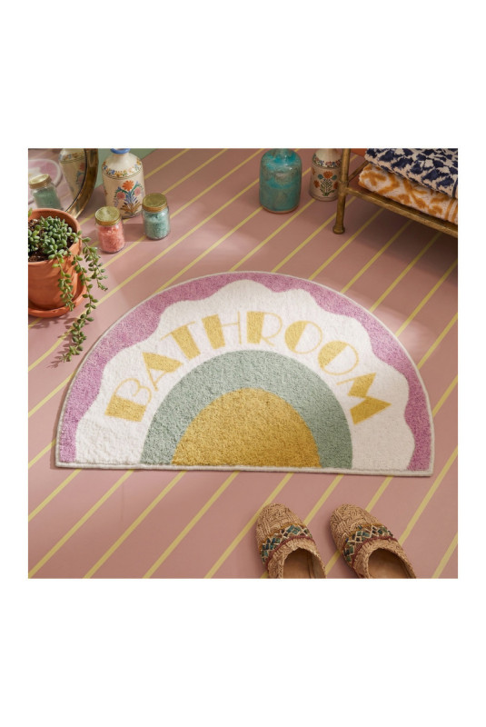 Tapis de bain (60 x 90) - Multicolore