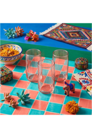 Ensemble de verres (3 pièces) - Rose
