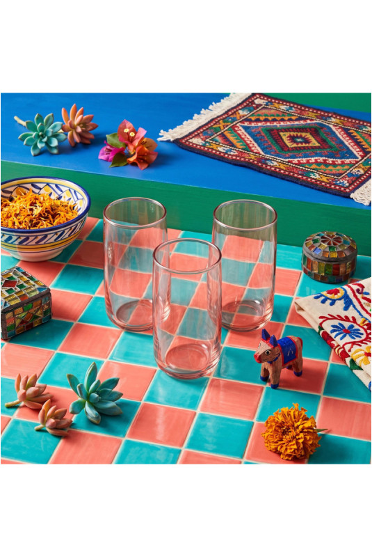 Ensemble de verres (3 pièces) - Rose