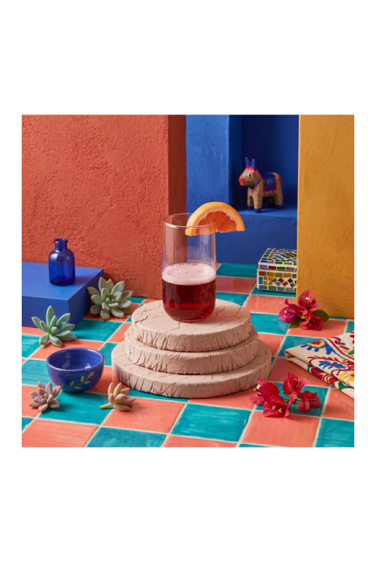 Ensemble de verres (3 pièces) - Rose