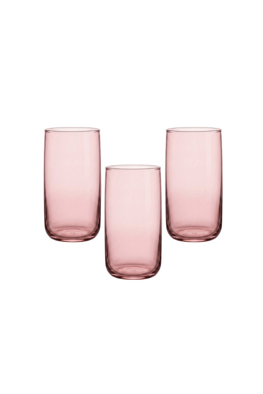 Ensemble de verres (3 pièces) - Rose
