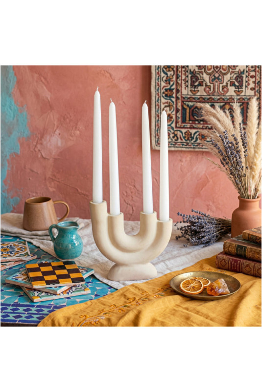 Ensemble de chandeliers (5 pièces) - Beige