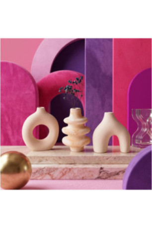 Ensemble de vases - Beige